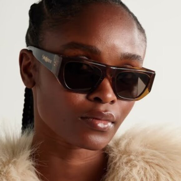 NEW SL740 004 SQUARE UNISEX SAINT LAURENT BLACK GREY SUNGLASSES SL 740 004 - Picture 1 of 5